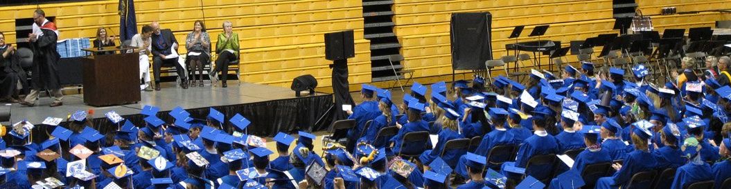 Top view of 2013 Corvallis High School Graduation