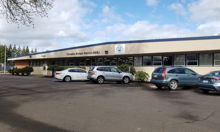 Front view of the district office