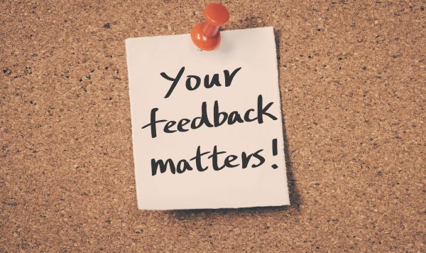 Your feedback matters!