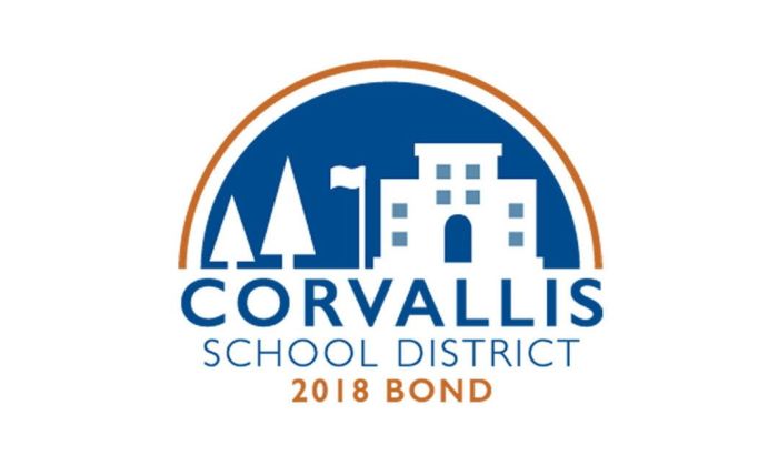 Corvallis School District 2018 bond logo