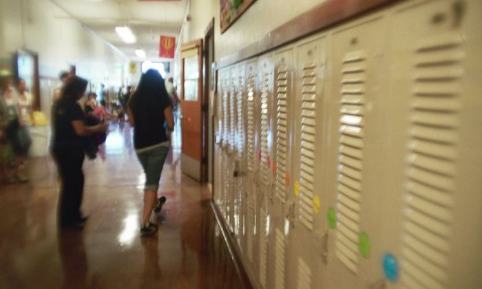 school hallway